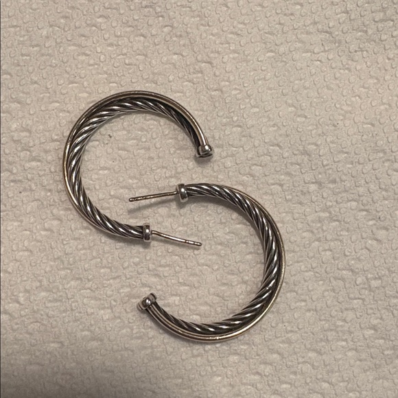 David Yurman Jewelry - David Yurman Hoop earrings